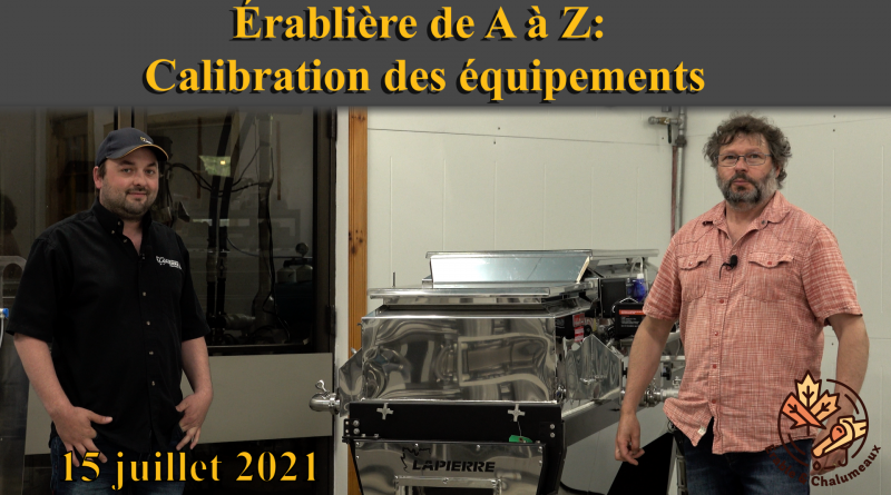 vidéo ÉAZ: calibration équipements